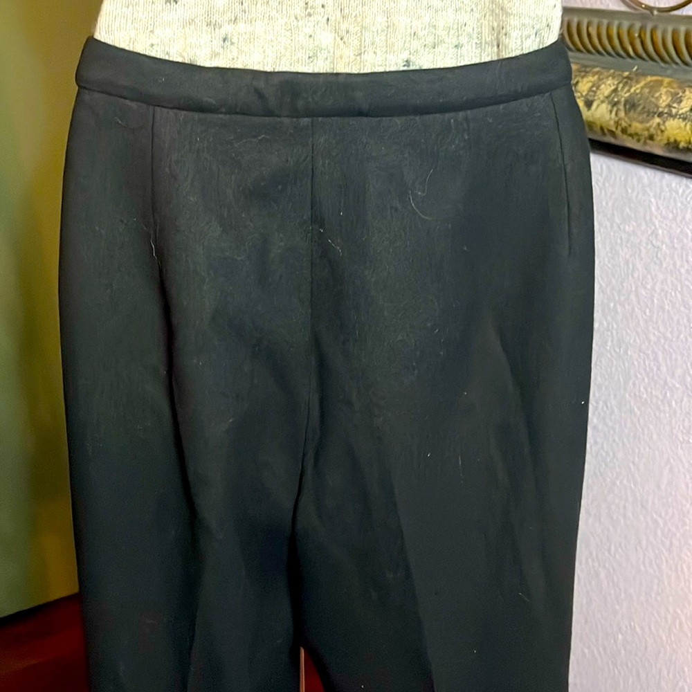 Vtg Pendleton 100%Virgin Wool Black Lined Pants S… - image 6